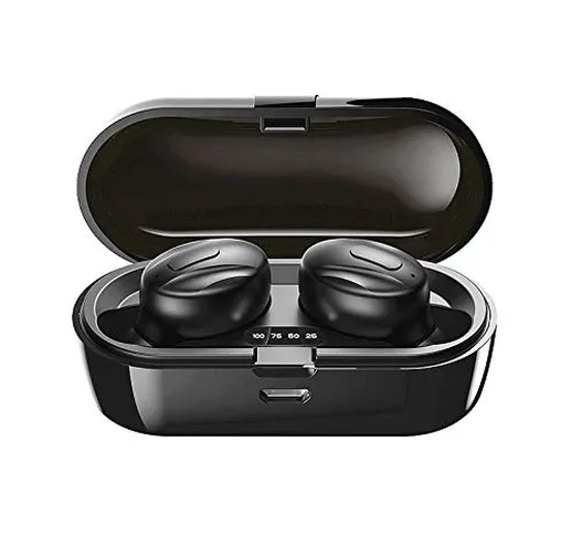 Auricolari Bluetooth,HEROPI Cuffie Bluetooth 5.0 Senza Fili con Custodia da Ricarica, CVC...