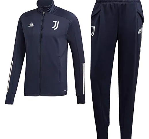 adidas FC Juventus Tuta PES Suit Adulto 2020/2021 - Colore - Nero, Misure - S