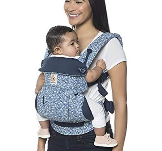 Ergobaby Marsupio Neonati Ergonomico a Bambino 3 Anni, 360 Porta Bebè 4-Posizioni, Edizion...