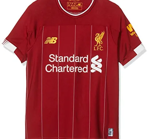 New Balance - Maglietta da bambino del Liverpool Fc 2019/20, in jersey, taglia S, Bambino,...