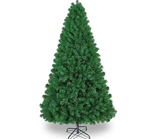 SHareconn Albero di Natale Artificiale, PVC Ago di Pino, Facile Montaggio, Supporto in Met...