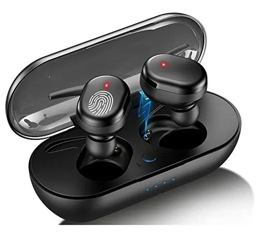 Cuffie Bluetooth 5.0, Sport Touch Control auricolari senza fili in-ear, cuffie stereo spor...