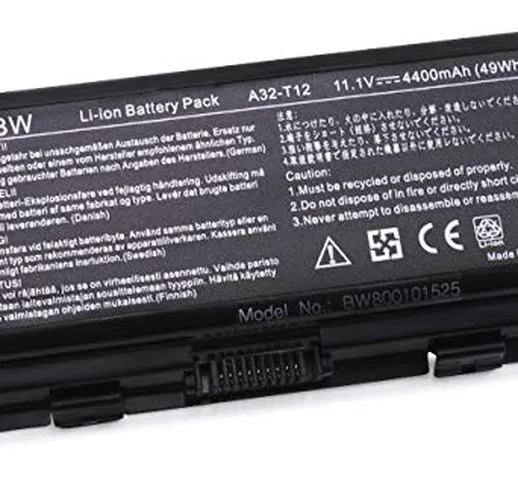 vhbw Li-Ion batteria 4400mAh (11.1V) per notebook laptop Packard Bell EasyNote Alpha ALP-A...