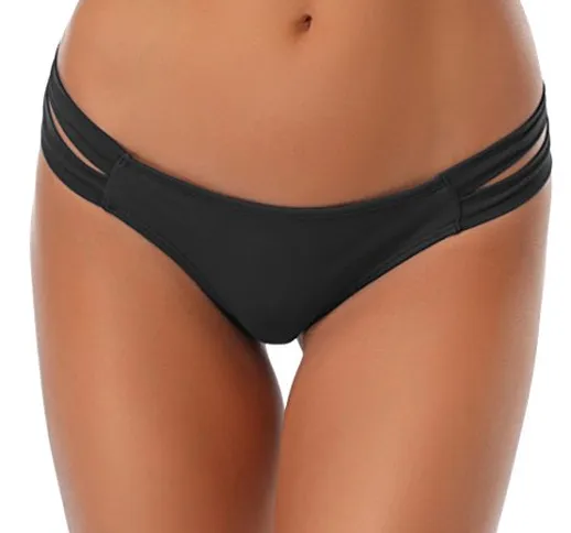 SHEKINI Donna Fashion Stile Bikini Perizoma Nuoto Tronchi Brasiliano Bikini Bottom Sexy Th...