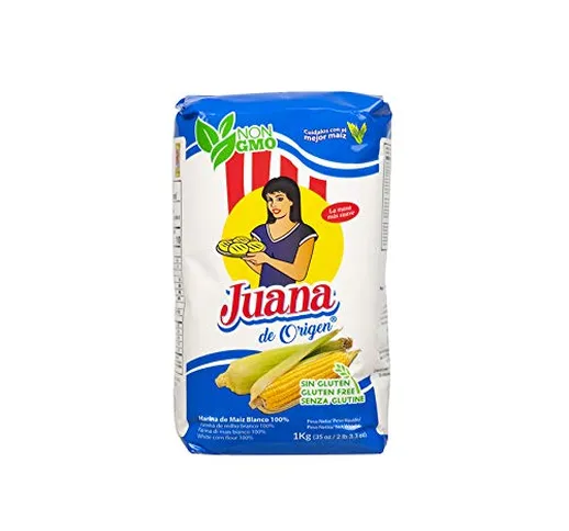 JUANA de Origen - Farina di mais bianco - Harina de Maiz Blanco, 1kg