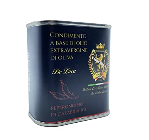 Condimento A Base Di Olio Extravergine Di Oliva Peperoncino Di Calabria IGP Made In Calabr...