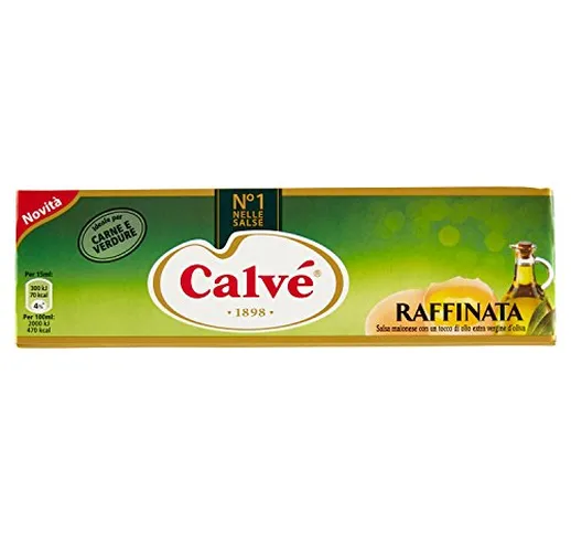 Calvé Maionese Raffinata in Tubo da 150 ml, con Olio Extravergine di Oliva