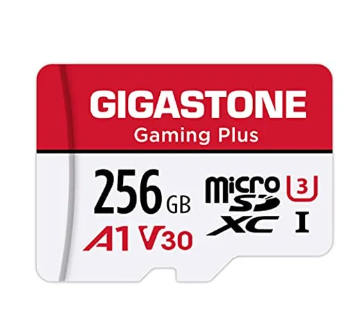 Gigastone Micro SD 256 GB, Gaming Plus, Specialmente per Nintendo Switch Gopro Fotocamere...