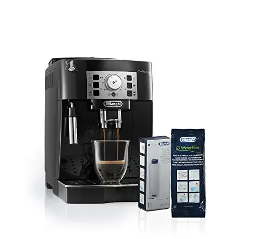 De'Longhi Magnifica S ECAM22.110.B Macchina da Caffè Automatica per Espresso & DLSC002 Fil...