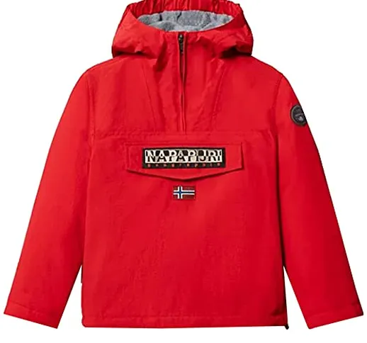 NAPAPIJRI Napapjiri K Rainforest Wi Giacca Sportiva, Red, 12 Unisex-Child