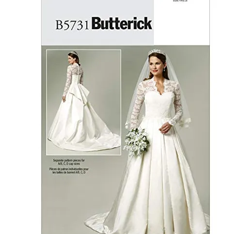 Butterick B 5731 AE (14-16-18-20) B 5731 Modelli per Il Cucito, Elegante, Fantasia, Moda