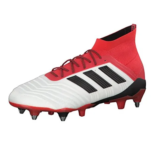 adidas Predator 18.1 SG, Scarpe da Calcio Uomo, Bianco (Ftwwht/Cblack/Reacor Ftwwht/Cblack...