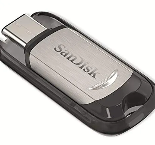 Sandisk Ultra Type-C 128 GB, Chiavetta USB 3.1 Type-C, velocità di lettura fino a 150 MB/s...