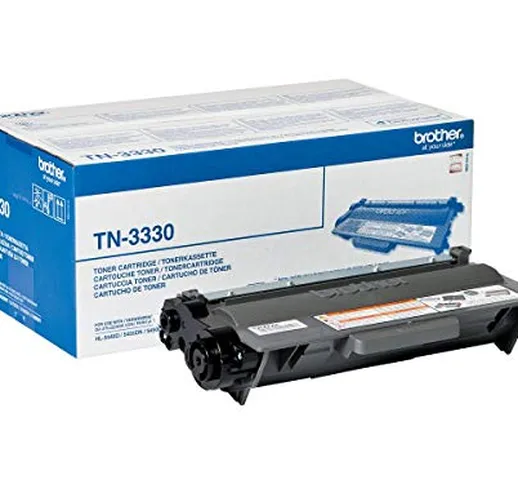 Brother TN3330 Toner Originale fino a 3000 Pagine, per Stampanti Serie 5000, 6000 e 8000,...