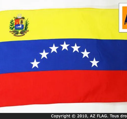 AZ FLAG Bandiera Venezuela Antica Senza Stemma 150x90cm - Bandiera VENEZUELANA 90 x 150 cm