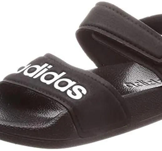 adidas Adilette Sandal K, Scarpe da Ginnastica, Core Black/Ftwr White/Core Black, 36 EU