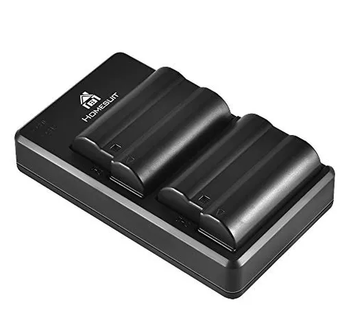 EN-EL15 IT EL15A Artman Battery e USB Dual Charger Set per fotocamere Nikon D500, D600, D6...