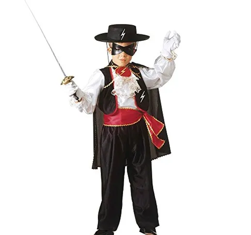 COSTUME VESTITO ABITO TRAVESTIMENTO CARNEVALE BAMBINO EROE BANDITO MASCHERATO