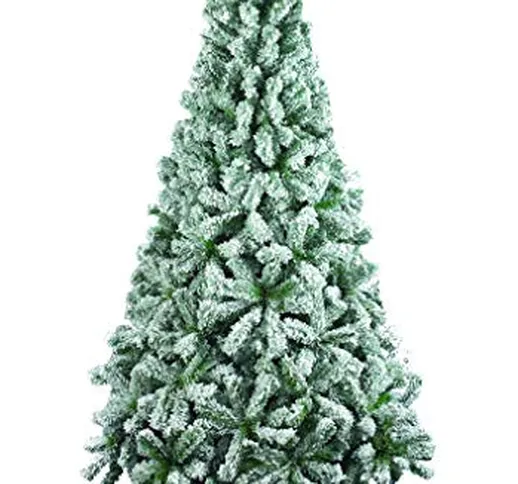 Dmora Albero di Natale "Maria", Altezza 180 cm, Imbiancato, Extrafolto, 644 rami, 100x100x...