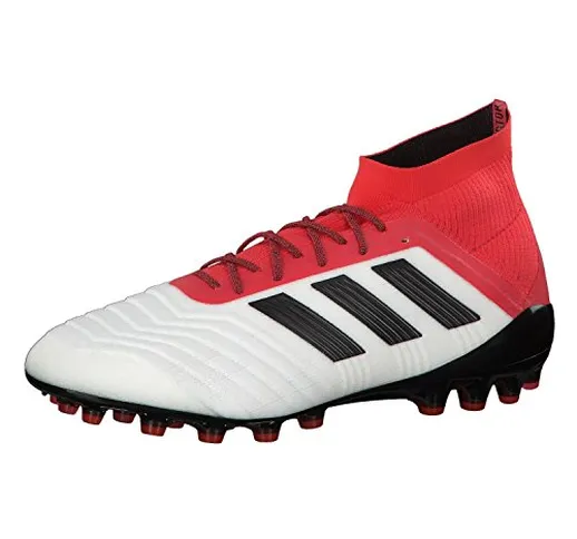 adidas Predator 18.1 AG, Scarpe da Calcio Uomo, Bianco (Ftwwht/Cblack/Reacor Ftwwht/Cblack...