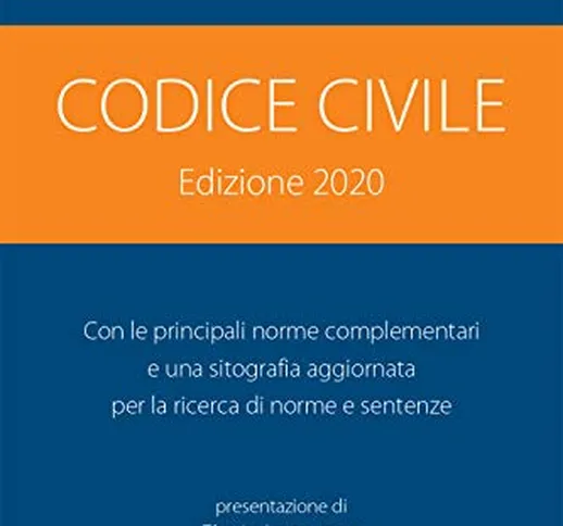 Codice civile 2020