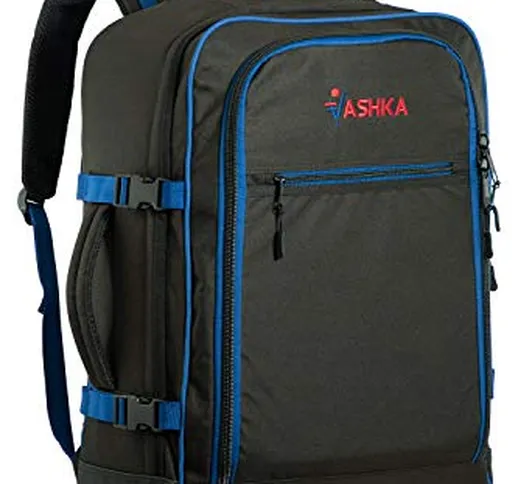 Zaino Vaska approvato come bagaglio a mano capacità 44 litri 55x40x20 cm - Blu Marino