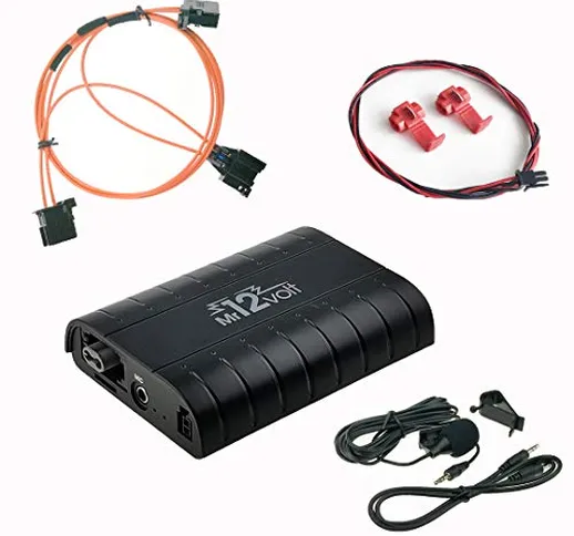 DJC Bluetooth A2DP Vivavoce USB SD AUX Adattatore Kit Auto per Audi A4 A5 A6 Q7 MMI 2G Alt...