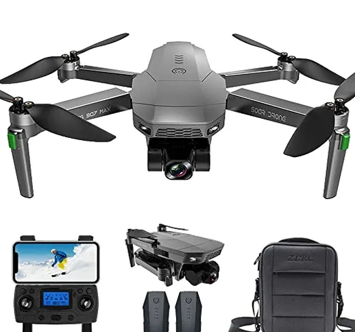 X-Verse ZLL SG907 MAX Drone con Telecamera 4K, Gimbal a 3 Assi, Quadcopter RC con Motore S...