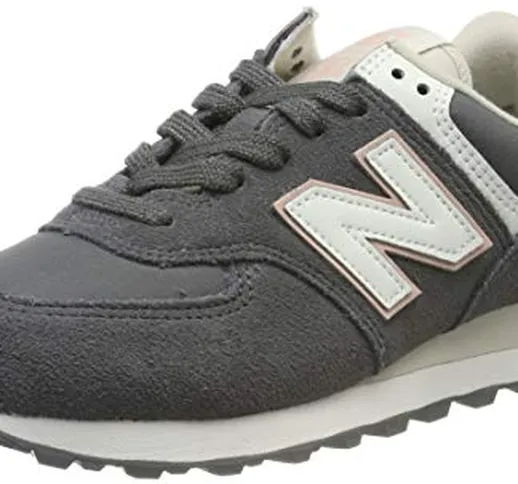 New Balance 574v2, Sneaker Donna, Grigio (Grey Grey), 41.5 EU