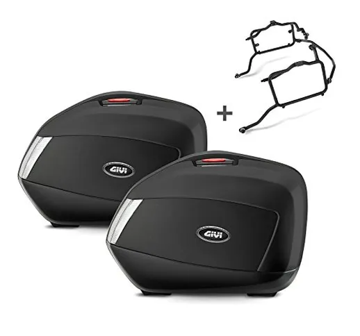 Borse laterali rigide Set Honda NC 750 X 2016 Givi Monokey V35NT nero 35 litri