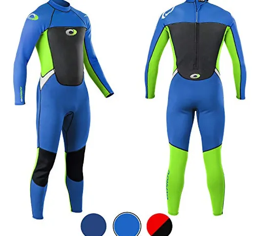 Osprey Origin - Tuta da uomo, 3 mm, in neoprene, 3/2 mm, per surf, bodyboard e sport acqua...