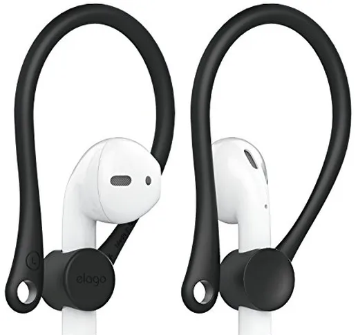 elago EarHooks Ganci AirPods Compatibile con Apple AirPods 1 & 2 - Ganci Auricolari per At...