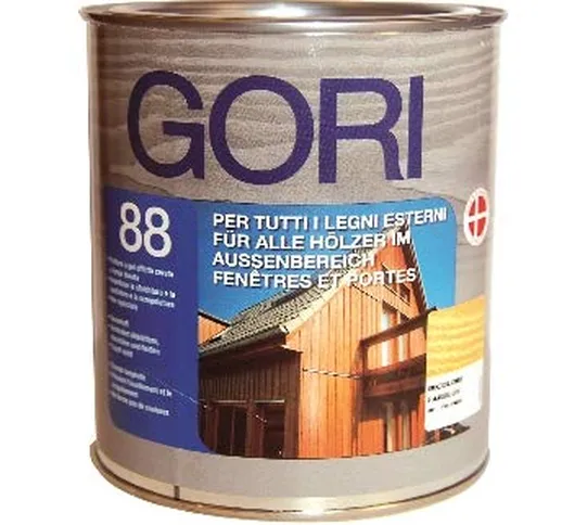 GORI 88-758 TESTA DI MORO 0,75 l - Vernice di finitura coprente per tutti i legni esterni