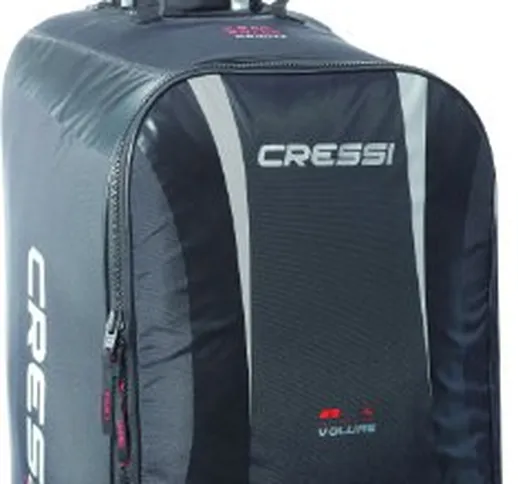 Cressi Moby Light Borsa per Subacquei, Uomo, Nero, 85 L