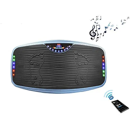 WYYH Pedana Vibrante Professionale, Musica Bluetooth Pedana Vibrante Dimagrante Anticellul...