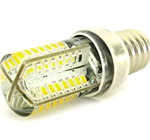 Lampada LED E14 Bianco Neutro 3,5W=35W 360 Gradi Con Silicone Slim 64 SMD 3014 220V