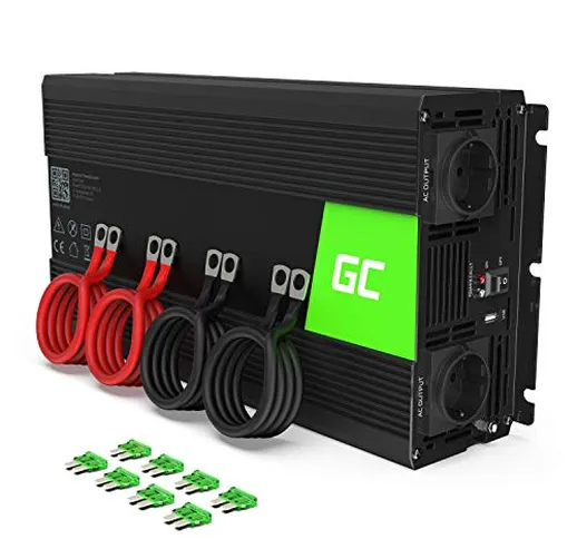 Green Cell® 3000W/6000W 12V 220V/230V Onda Pura Inverter Invertitore di Tensione Fotovolta...