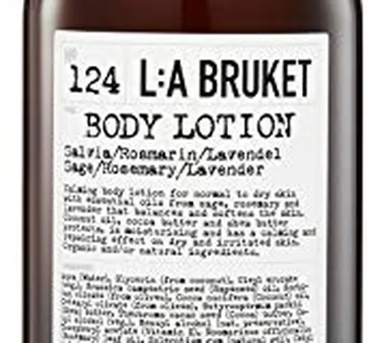 L: a bruket No. 124 Body Lotion Sage/Rose Mary/Lavender, 250 ML