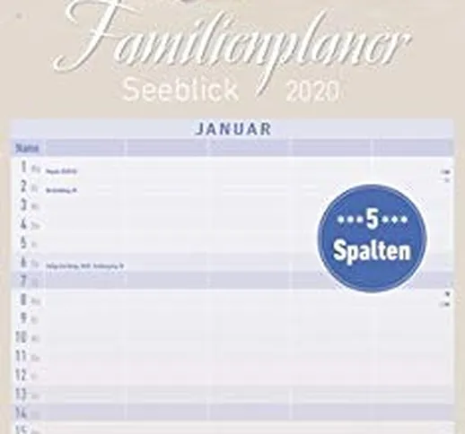 Familienplaner Seeblick 2020