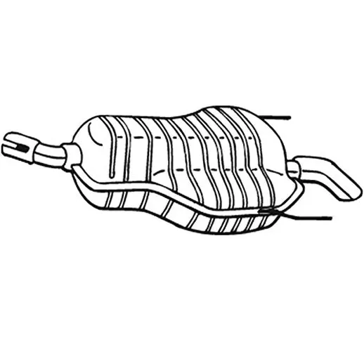 Bosal 185-469 - Silenziatore Posteriore