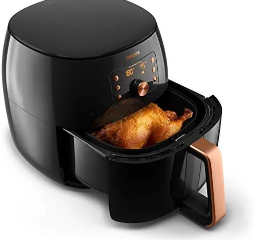 Philips Airfryer XXL Premium - 7,3 L, Friggitrice Senza Olio, Smart Sensing, Tecnologia Ra...