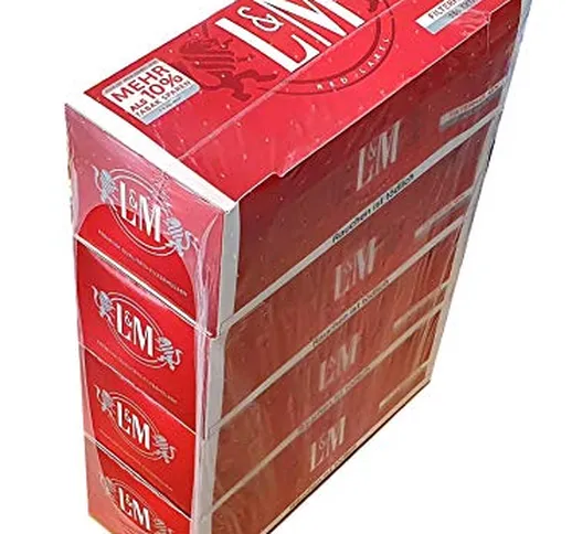 L&M Red Extra, filtri per sigarette, 1000 pezzi (4 x 250) (filtri per sigarette)