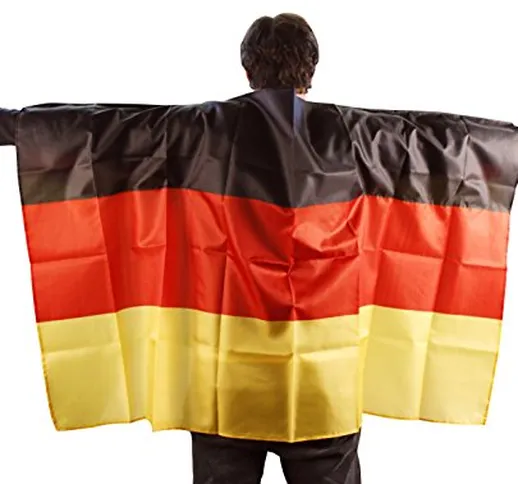 Cape Bandiera 90 x 150 cm Germania del calcio mondiali con mantello