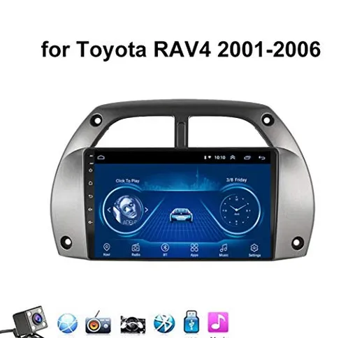 Buladala Android 8.1 Quad Core Navigatore GPS Autoradio Stereo per Toyota RAV4 2001-2006,...