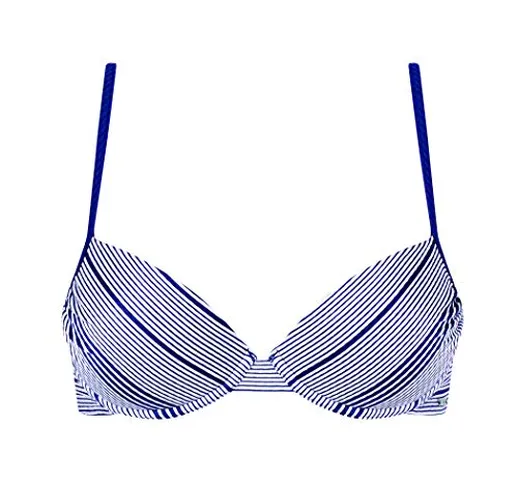 Triumph Summer Waves WP Pt Reggiseno Bikini, Multicolore (Blue/Light Combination M007), No...