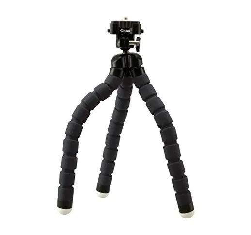 Rollei Monkey Pod | Mini treppiede flessibile con gambe flessibili | Max. Altezza 27 cm |...