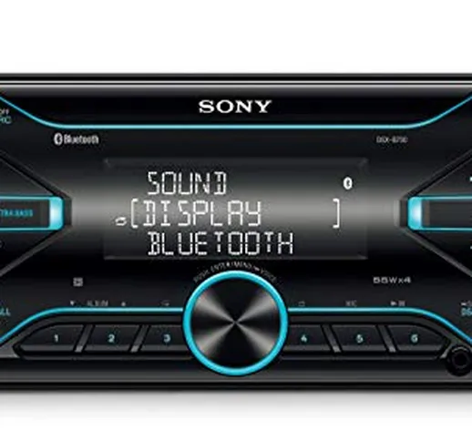 Sony DSX-B710D Autoradio con Ricezione DAB/DAB+/FM, Microfono Esterno Incluso, Illuminazio...