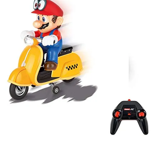 Carrera RC Super Mario Odyssey Scooter – Vespa radiocomandata con batterie ricaricabili –...