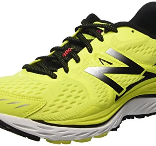 New Balance 880 Running Scarpe da corsa, Uomo, Giallo (Yellow/Black), 41 1/2