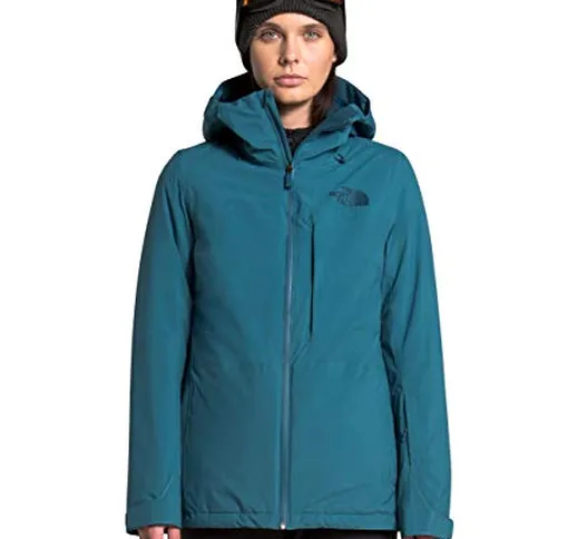 The North Face Women's Thermoball Eco Snow Triclimate Jacket, Mallard Blue/Blue Wing Teal,...